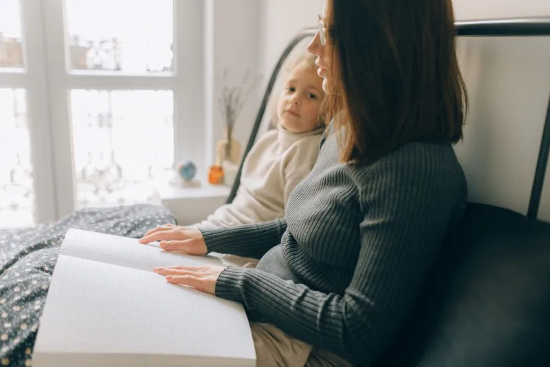 Bedtime Stories, Braille Homework, and the Art of the Eye-Roll: Blind Parents Are Doing It All